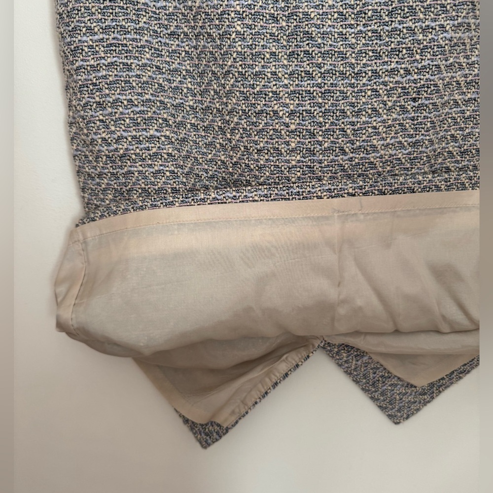 Vintage Talbots Blue Beige Tweed Textured Pencil Skirt Women’s 12P Career Casual - Picture 8 of 8